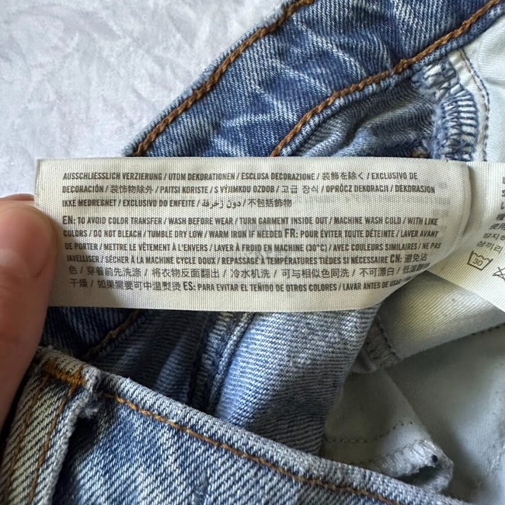 Abercrombie & Fitch The Skinny Distressed High Rise Jeans - Size 8 / 29 R - Picture 8 of 12
